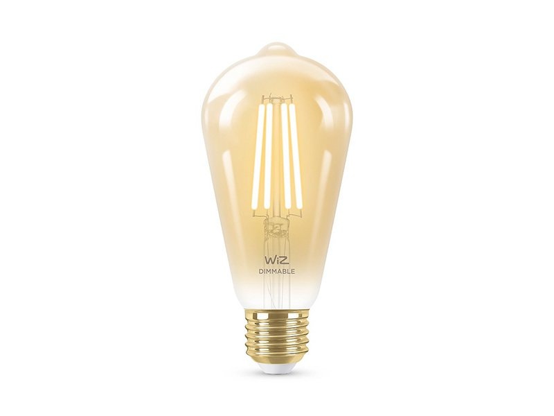 Bombillo Vintage led Inteligente tipo Pera wifi, de 25watts, compatible con Google Assistant