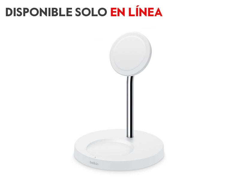 Belkin, Soporte de Carga Inalámbrico 2 en 1 -15W-