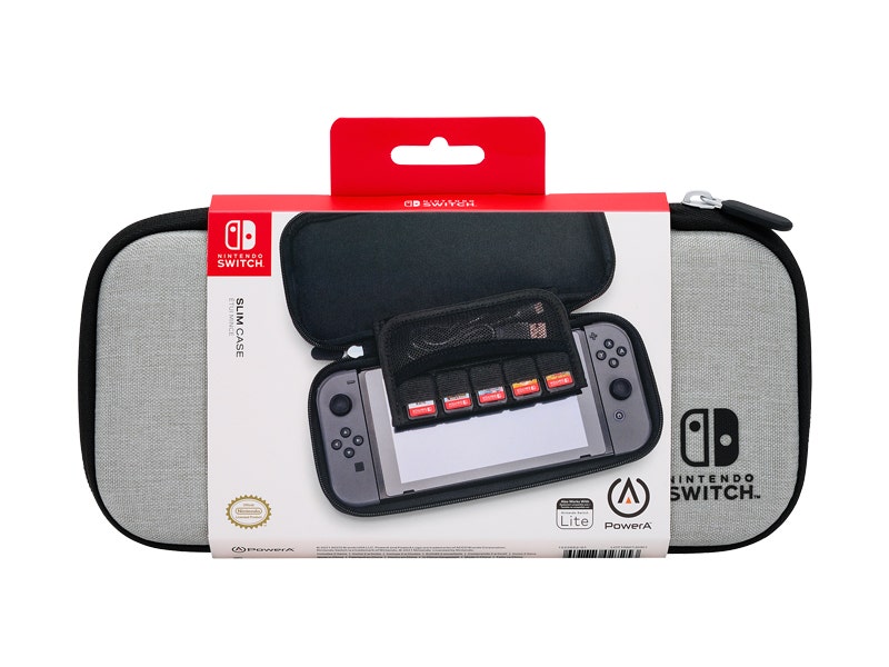 Estuche Protector Nintendo Switch PowerA Slim Case (Gris)