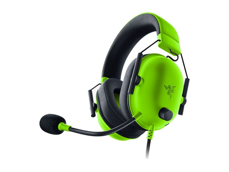 Headset Razer BlackShark V2 X Gaming Alámbrico con Micrófono (Verde)