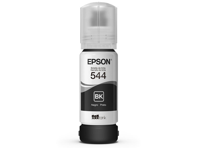 Botella de Tinta Epson T544 120 Color Negro para Impresoras L1250, L3210, L3250, L5590